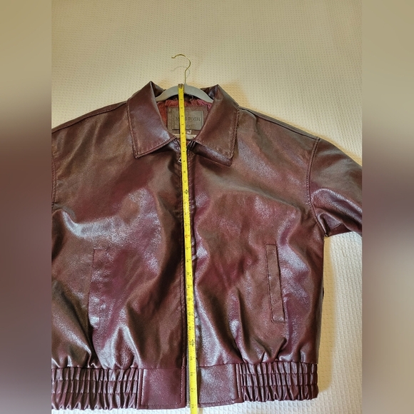 Miss Posh Women's Deep Burgundy Bomber Jacket - Picture 10 of 16